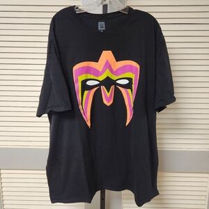 WWE Legends Wrestling Ultimate Warrior 4X Face-Painted Double Sided T-Shirt